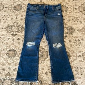 Brand new distressed AMERICAN EAGLE bootcut jeans